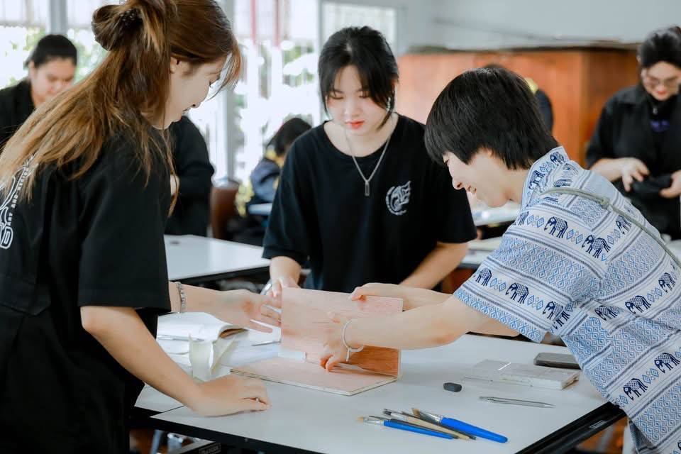 ラーチャパット大学 アート交流プロジェクト(タイ/チェンマイ)の風景
