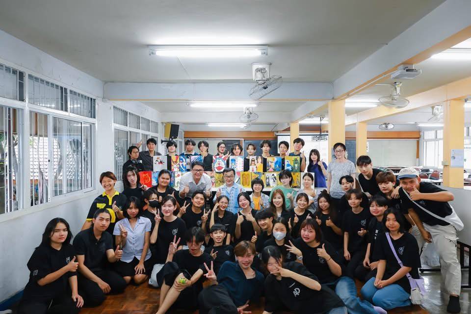ラーチャパット大学 アート交流プロジェクト(タイ/チェンマイ)の風景