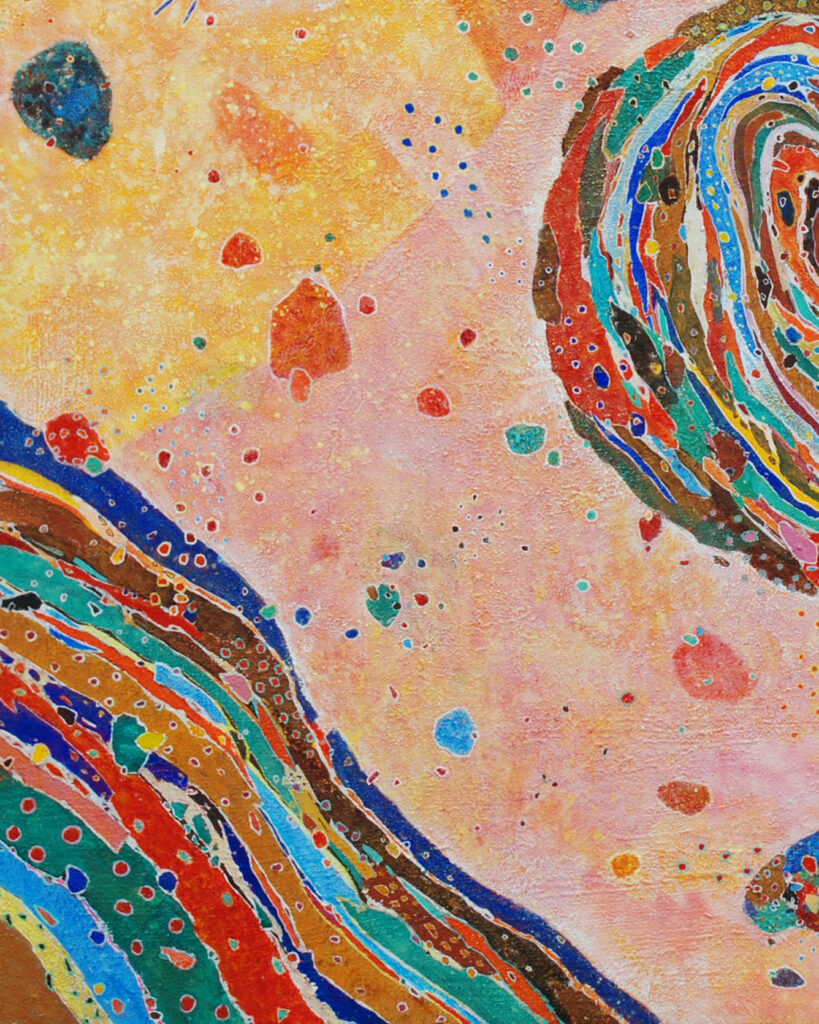 “Anfang der Erde „ 73x60cm